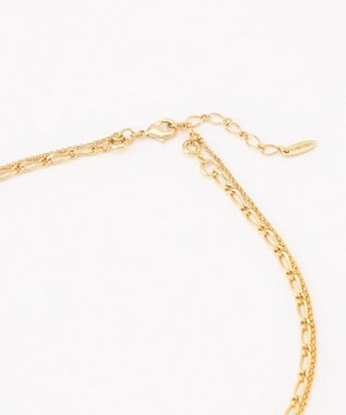 23区 2WAY プレート ネックレス ゴールド系