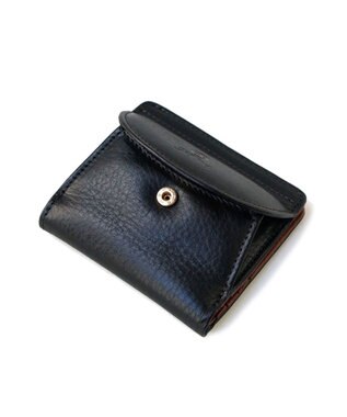 FOLNA RD ヌメオイルシュリンク二つ折り財布 ブラック