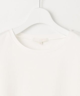 自由区 【洗える】レースエッジフレアスリーブ トップス オフ