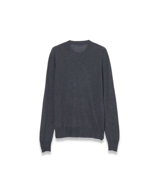 JOSEPH 【洗える】キャッシュエアー　ラウンドネックニット Smoke