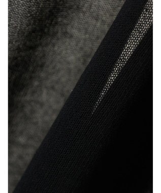 CRAFT STANDARD BOUTIQUE シアーニットトッパーカーディガン Black