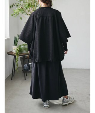 Green Parks AnriettMusee フロントジップジャガードブルゾン Black