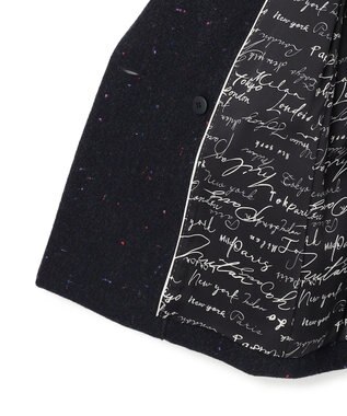 ICB 【30th ANNIVERSARY】 カラーネップツイード ジャコット ミッドナイト（ネイビー系）