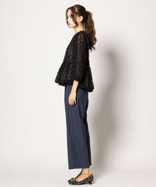 TOCCA 【消臭・洗える】AWESOME PANTS ワイドパンツ ネイビー系