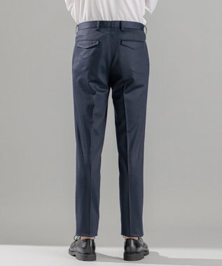 JOSEPH HOMME 新素材【抜群のストレッチ性/セットアップ対応可】スプリングウールジャージー テーパードパンツ / CITY ネイビー系