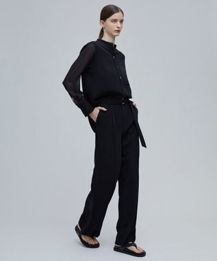 BEIGE， SAMUEL / スタンドカラーブラウス Black