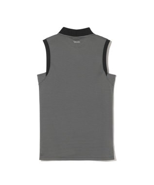 ZERO HALLIBURTON ノースリーブボーダーモックネック ZHG-W6S5b 85218 グレー