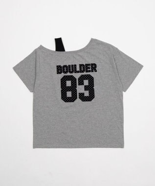 WEGO タンクレイヤードワンショルビッグT 杢グレー