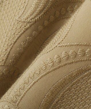 YECCA VECCA 刺繍ワイドパンツ Beige
