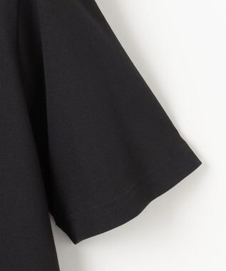 JOSEPH ABBOUD 【キングサイズ・衣服内温度調節機能/接触冷感/JAPANファブリック】コンフォーマーミラノリブ モックネック Tシャツ ブラック系