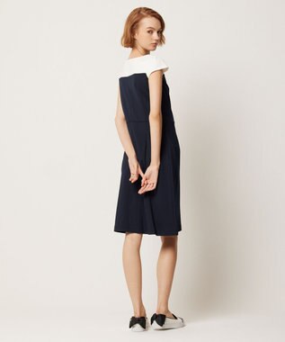 TOCCA 【WEB限定＆洗える】RIBBONSTICK ドレス ネイビー系