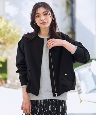 ANY 撥水バルーンブルゾン ブラック