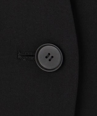 ICB 【洗える】T/Rドライリネン ジレ ブラック系