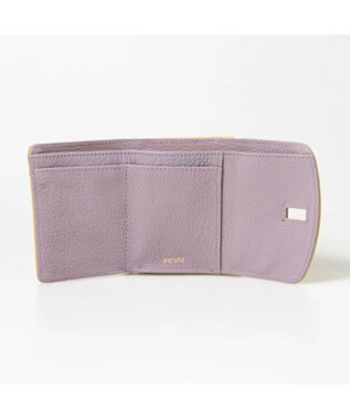 UNBILLION perche カラーコンビ3つ折り外ガマウォレット イエロー