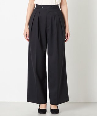 NAVE 【Nave】ウールポリエステルツイル パンツ ブラック系