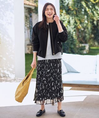 ANY 撥水バルーンブルゾン ブラック