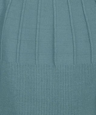 Tiaclasse L 求心片畦ニットチュニック ミント