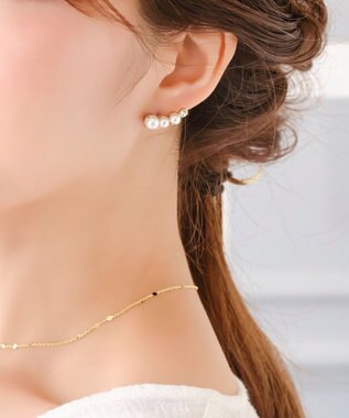Phoebe 〈シリーズ累計販売20000点突破！〉Rio de laパールピアス ゴールド