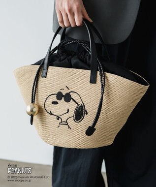 russet 【2025SS】《PEANUTS×russetコラボ第二弾》カゴトートバッグ小(CE-1515)