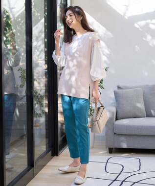 ANY 【洗濯機可】Ｖネックニットベスト サンドベージュ