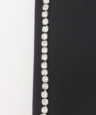 GRACE CONTINENTAL ラインストーンパンツ ブラック