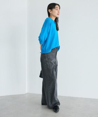 CRAFT STANDARD BOUTIQUE ポロニットプルオーバー Blue