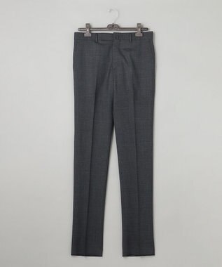 GOTAIRIKU ロングセラー【洗える/折り目加工/シワになりにくい/ウエストアジャスター】ウォッシャブル サマーウール100％パンツ_限定色(ノータック)23/24年モデル グレー系4