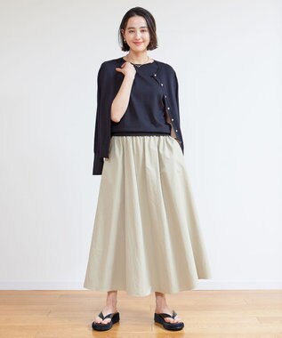 UNFILO 【接触冷感/UVケア/抗菌防臭】スゴ機能 コンパクトニットT ブラック