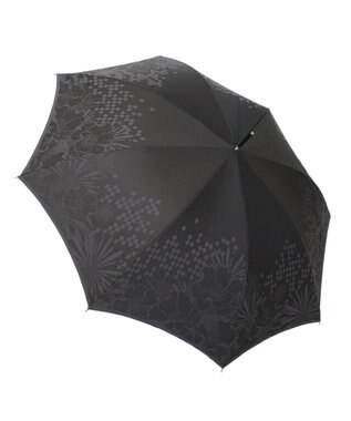 槇田商店 monotone 花 ブラック 長傘 クロ