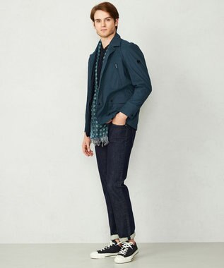 JOSEPH ABBOUD 【サスティナブル撥水】ハイパワーストレッチ アウター ブルー系