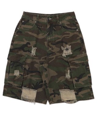 WEGO スーパーバギーカモフラカーゴショーツ 柄1