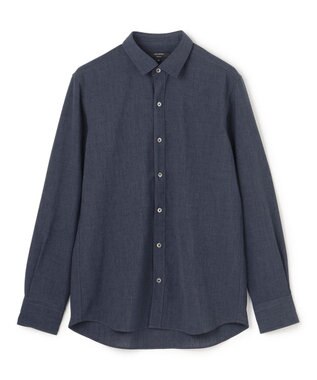 JOSEPH HOMME 【機能素材】テクノボイルストレッチ　レギュラーカラーシャツ ネイビー系