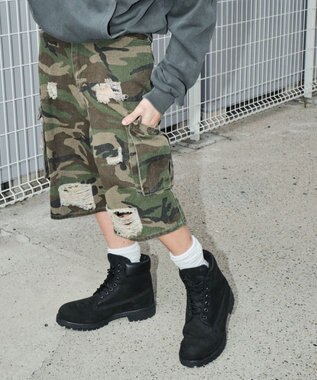 WEGO スーパーバギーカモフラカーゴショーツ 柄1