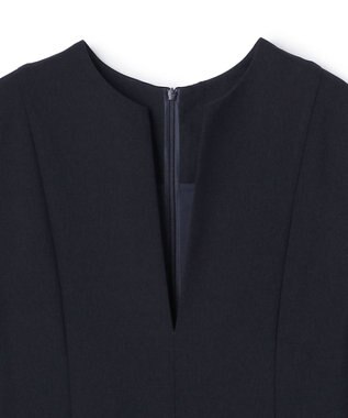 UNFILO L 【セレモニー】BEAUTY MOVE キーネック ジャンスカ ネイビー