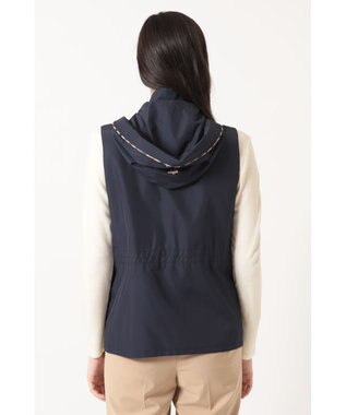 DAKS リバーシブル ハウスチェックベスト ネイビー