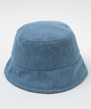 WEGO ダウンブリムバケットハット デニム淡色