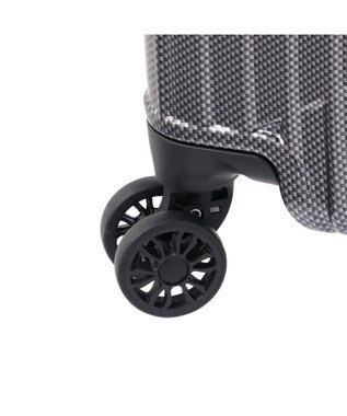 ACE BAGS & LUGGAGE ACE クレスタ フロントポケット付きスーツケース 2~3泊 機内持ち込み 06315 エース ブラックカーボン