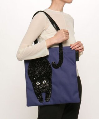 ANNA SUI ポータブル しっぽトートバッグ パープル