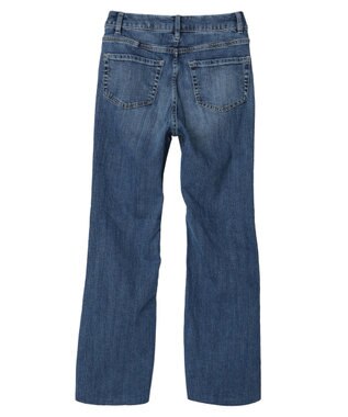 earth music&ecology セルフカットセミフレアデニムパンツ Medium Indigo