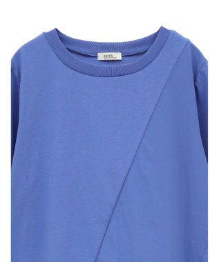 earth music&ecology プリーツドッキングチュニック Blue