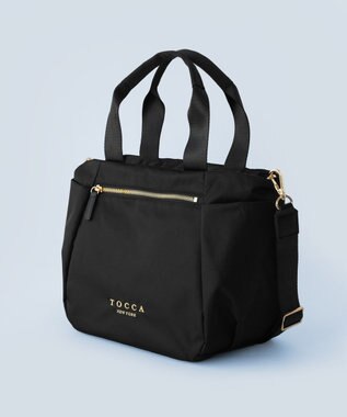 TOCCA 【サスティナブル素材・撥水・WEB＆一部店舗限定】NUOTO NYLON TOTE トートバッグ ブラック（ショルダーブラック）