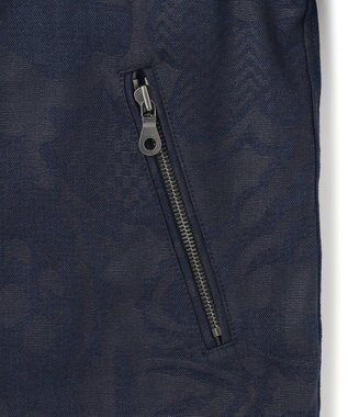 JOSEPH HOMME 【HIGH GRADE LINE】フォークアートジャガード　ジップアップブルゾン ブラック系