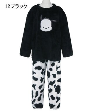 San-ai Resort（三愛水着楽園） 【SALE】温活にもぴったり！ポチャッコペアルームウェアセット・クロ  【northerly】【サンリオキャラクターズ×San-ai Resortコラボ】 ブラック