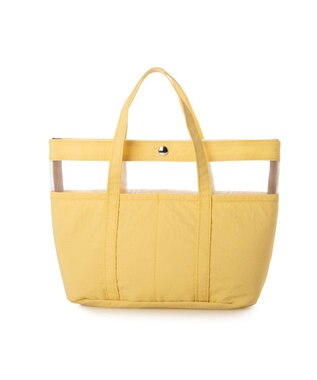 UNBILLION カシュカシュ cachecache / ナイロン×メッシュバッグインバッグ イエロー