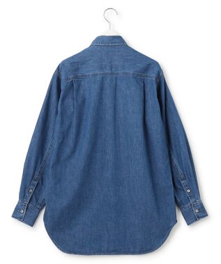 23区 【洗える】23区DENIM ライトダンガリー シャツ インディゴ
