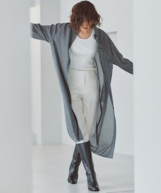 23区 【Oggi2月号掲載/新色追加】TRストレッチギャバ テーパードパンツ ホワイト系