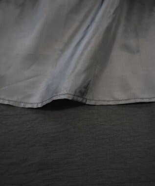 Tiaclasse 【洗える】開襟シャツワンピース ブラック