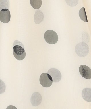 組曲 【組曲×setsuko sagittaire】シフォンプリントバックシャンブラウス アイボリー系5