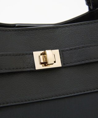 TOPKAPI 【TREASURE TOPKAPI】ナイロン レザーコンビ 2way トートバッグ A4対応 ブラック