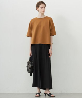 ICB L 【洗える】 エアーダンボール プルオーバー キャメル系